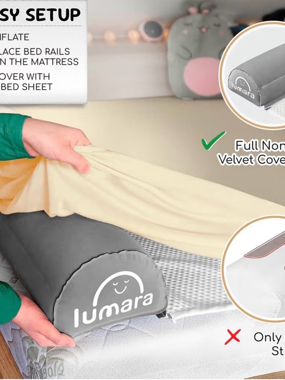 Lumara Inflatable Bed Rail - Picture 5 of 8